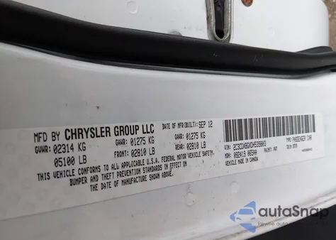 2013 Dodge Charger Se из США, поврежденный, VIN 2C3CDXBGXDH539803